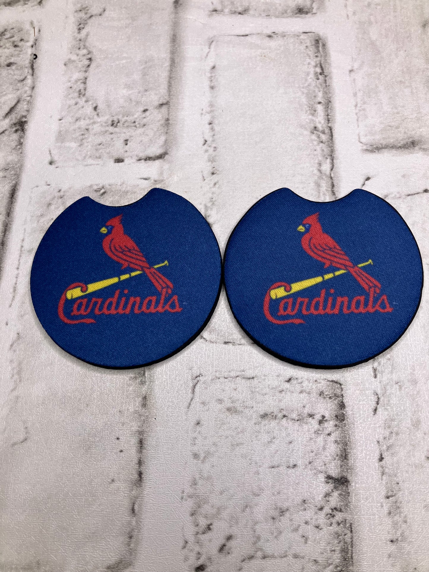 Cardinals car coasters