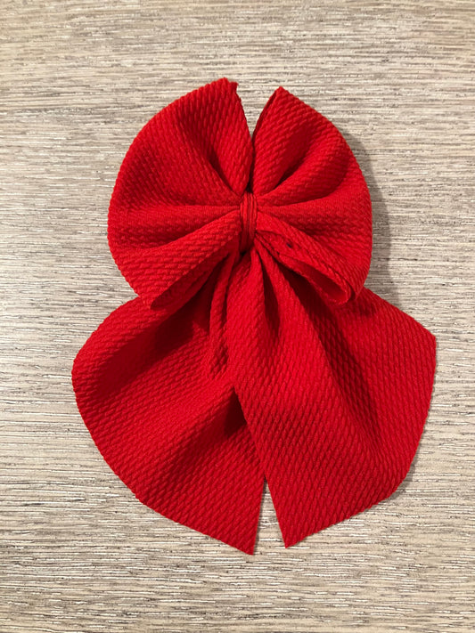 Red sailor bow