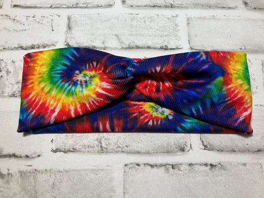 Tie dye child headbands