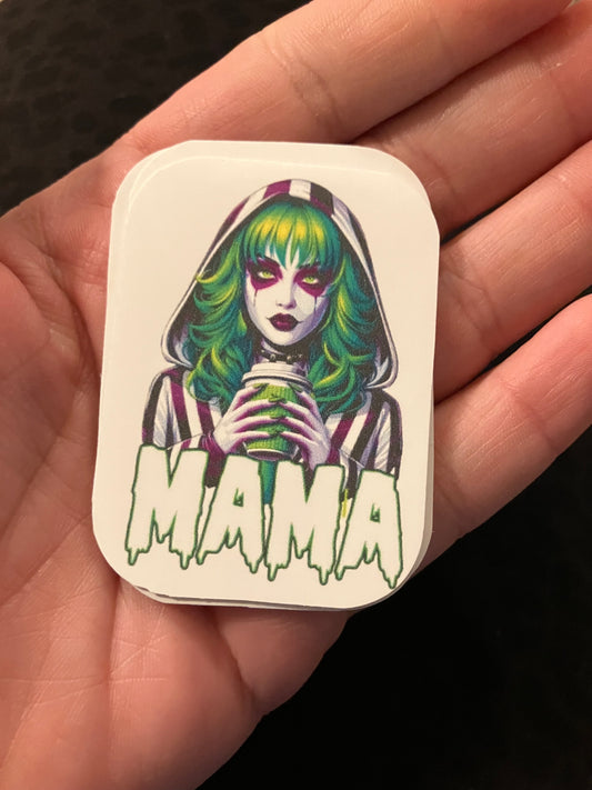 Mama beetle juice stickers