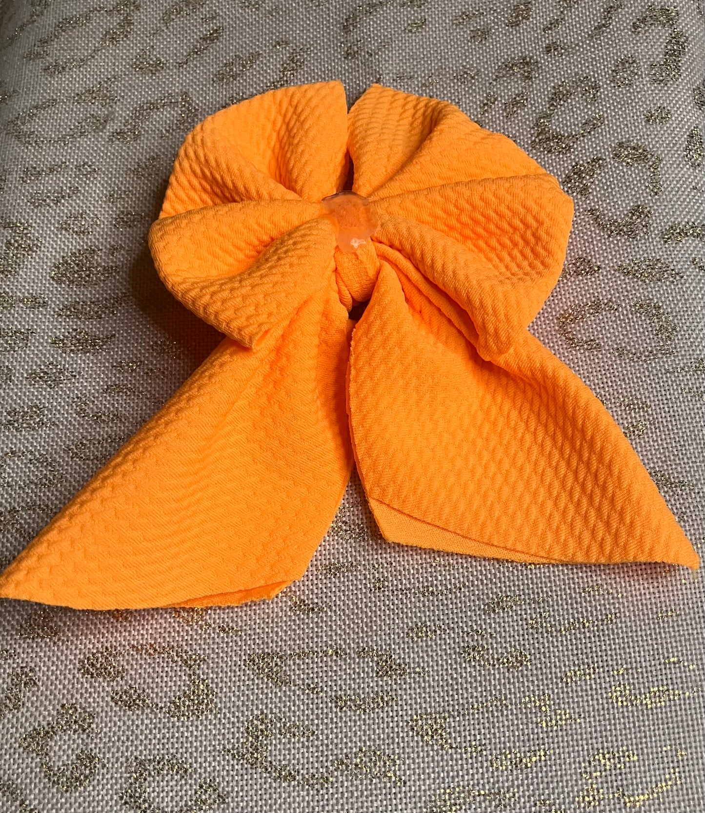 Orange sailor bow