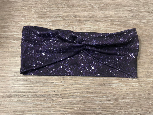 Purple glitter adult gently used headband