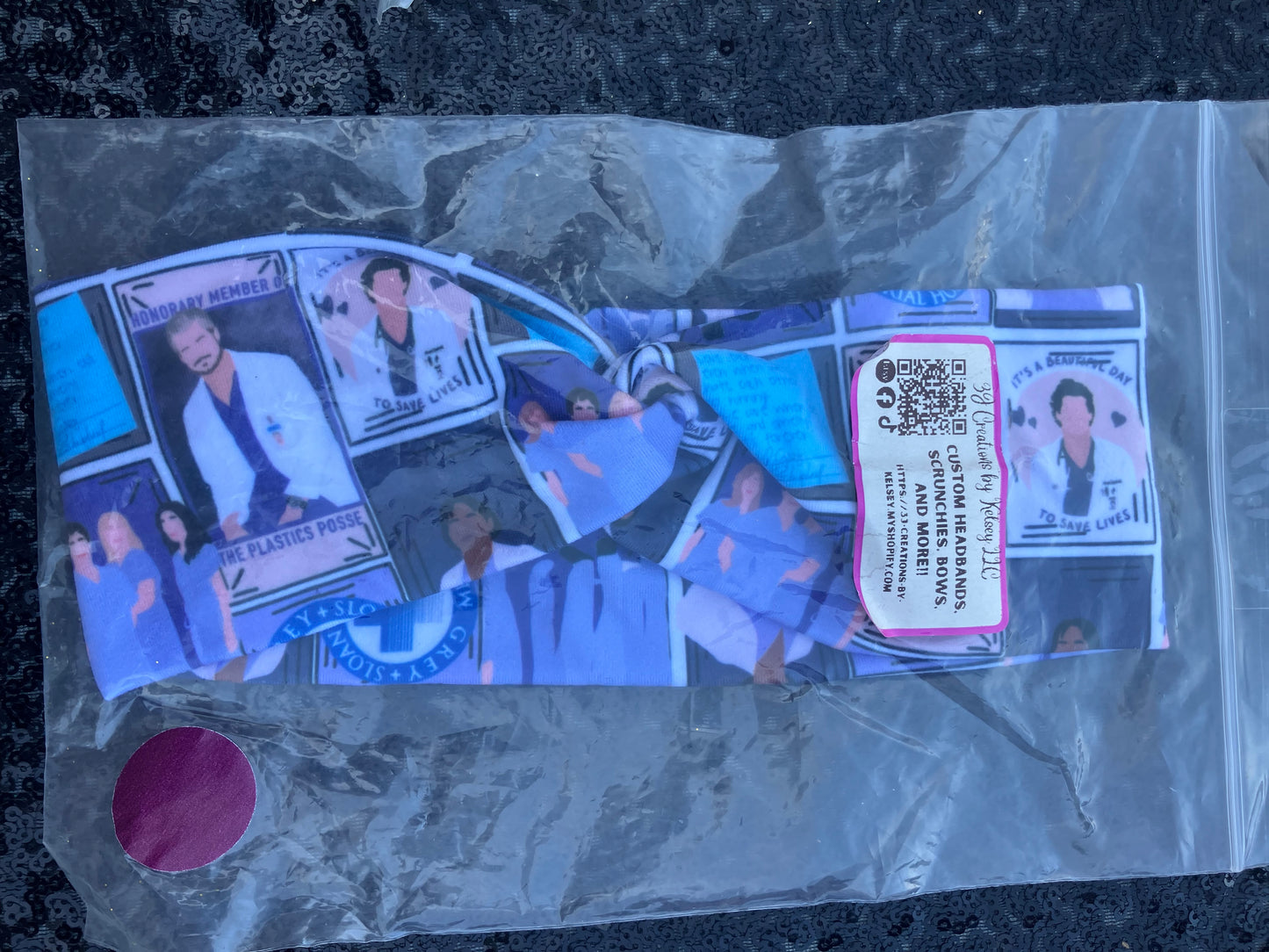 Greys anatomy child headband