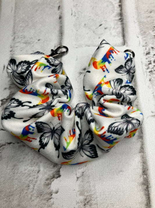 Butterfly swoosh scrunchie phone holder