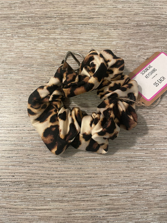 Leopard Scrunchie keychain