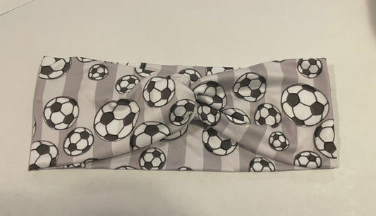 Soccer child headbands💚