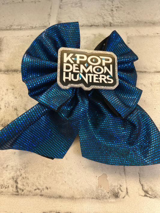 Blue k pop sailor bows