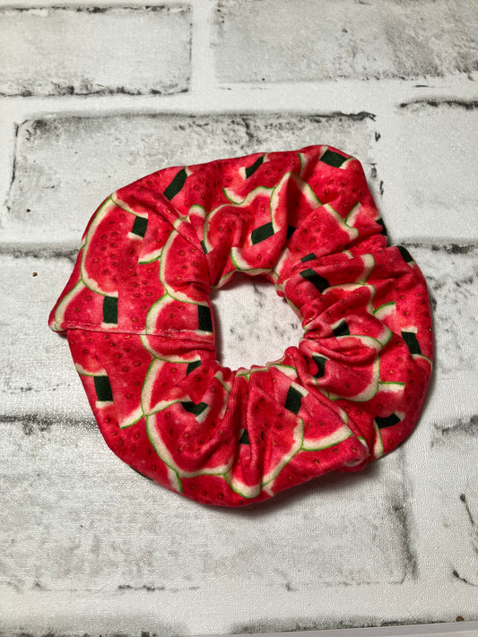 Watermelon scrunchie