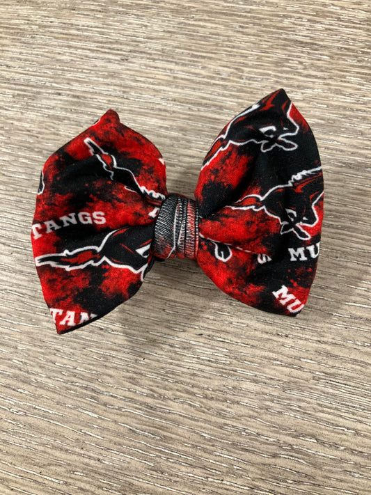 Edgewood mustangs clip bows