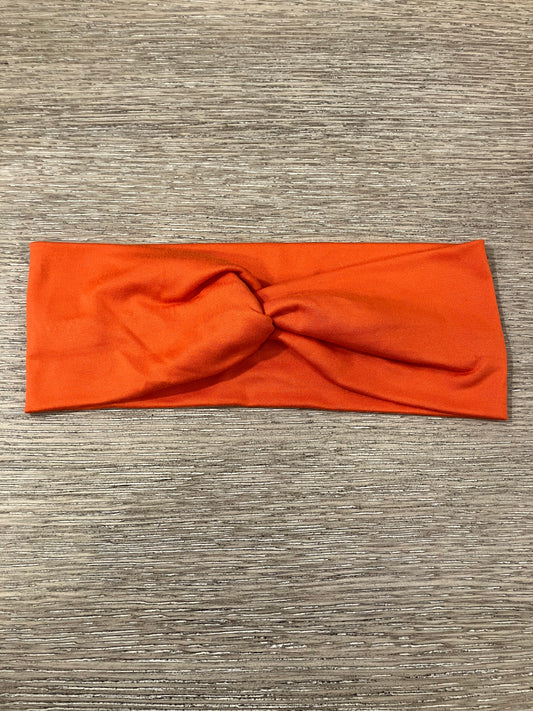 Hunter orange child headbands
