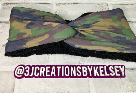 Camo adult ear warmers