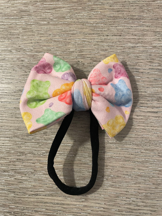 Gummy bear nylon bow