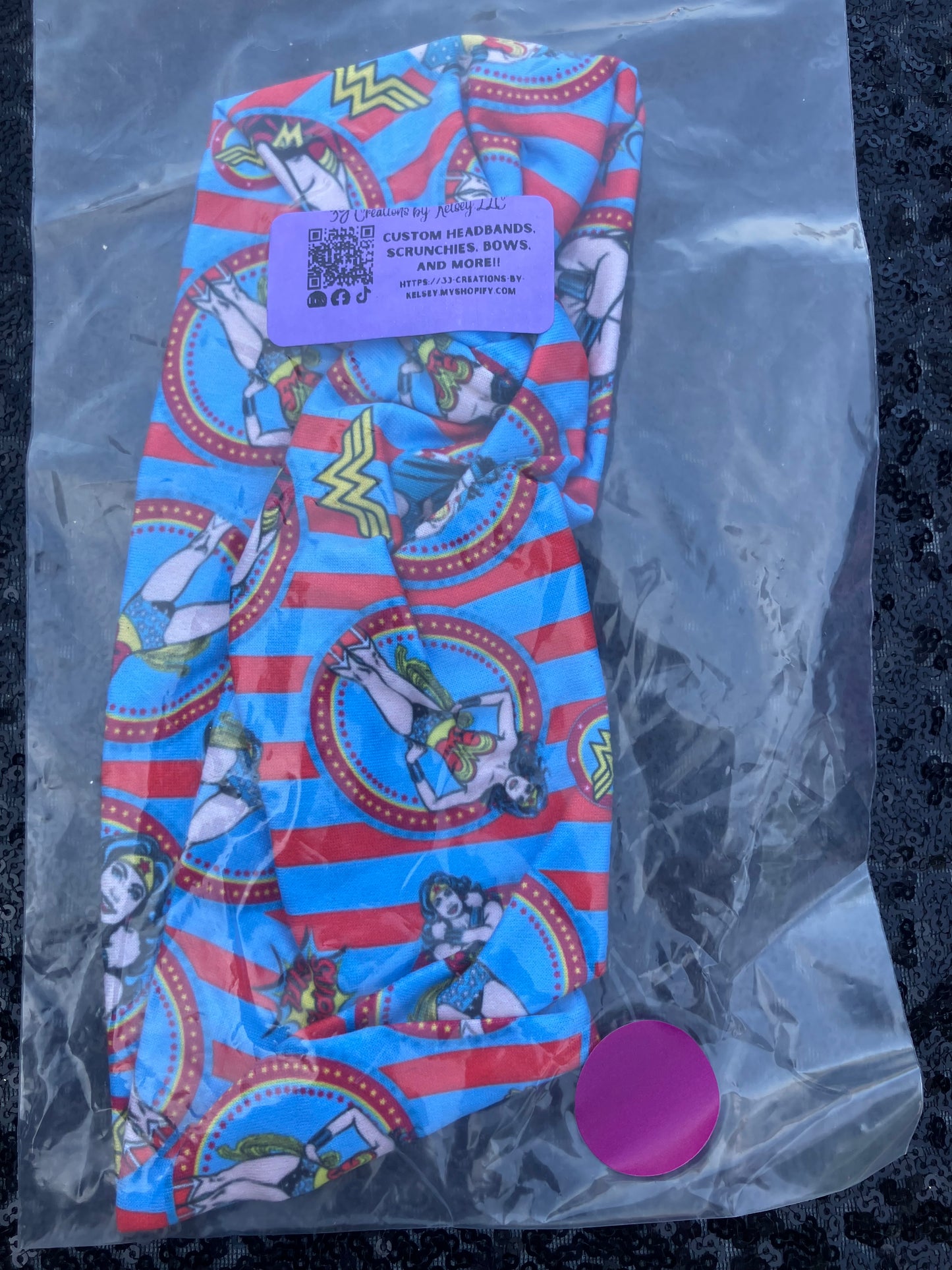 Super woman child headband