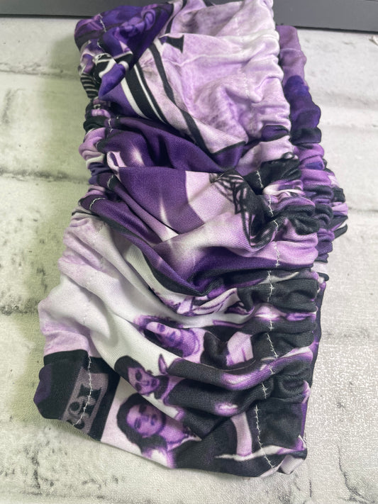 Purple horror steering wheel cover