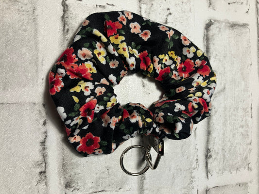 Flowers scrunchie keychains