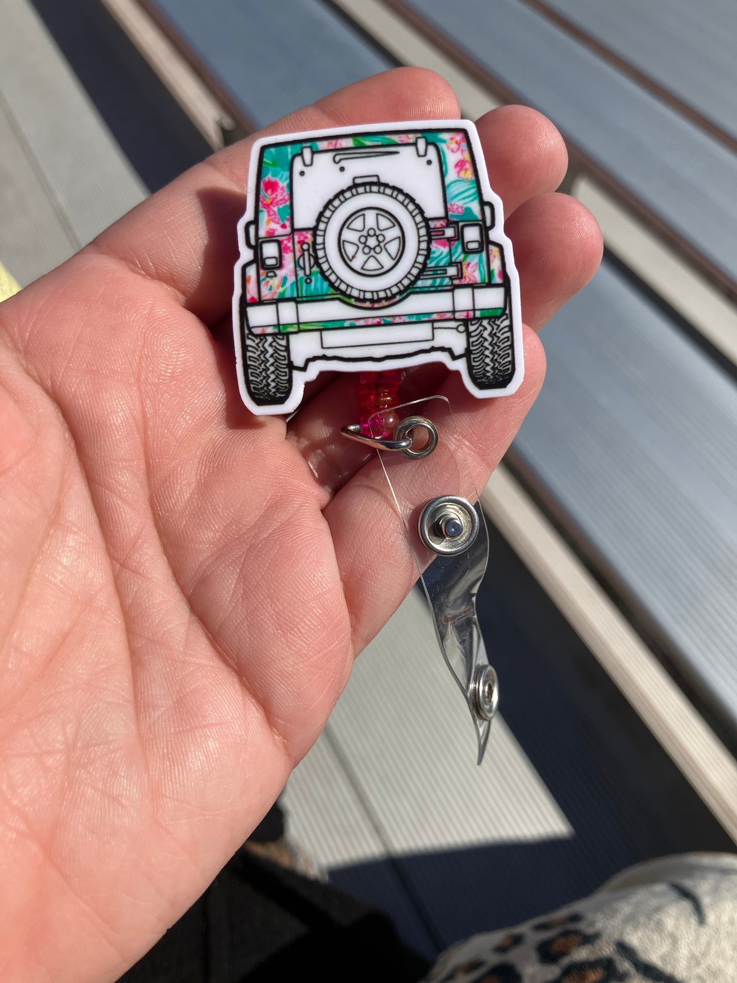 Off-road badge reels