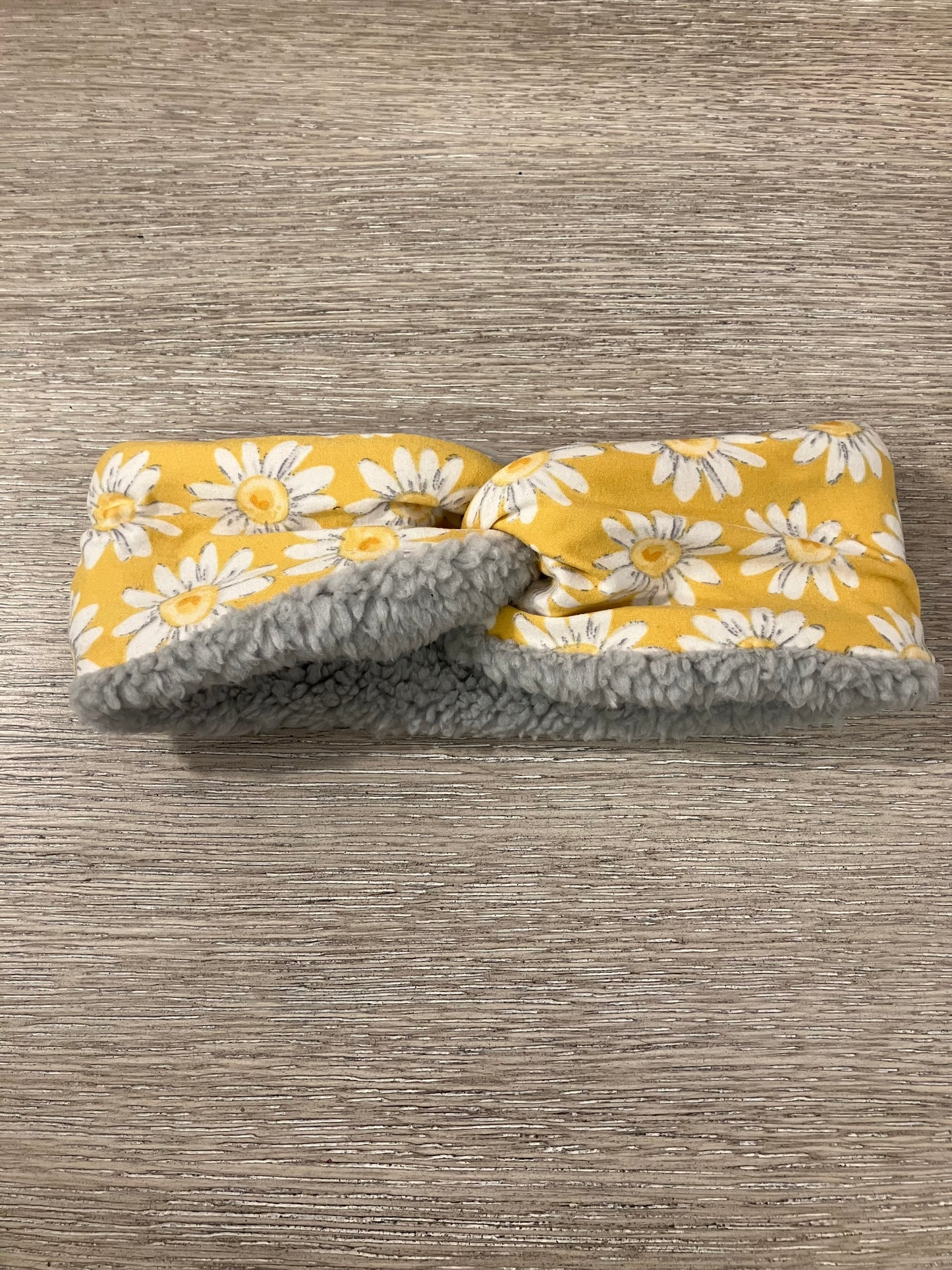 Yellow flowers child ear warmers💜!