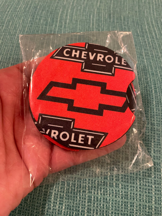 Chevy car coasters💜