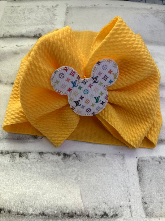Yellow high end mouse newborn wrap