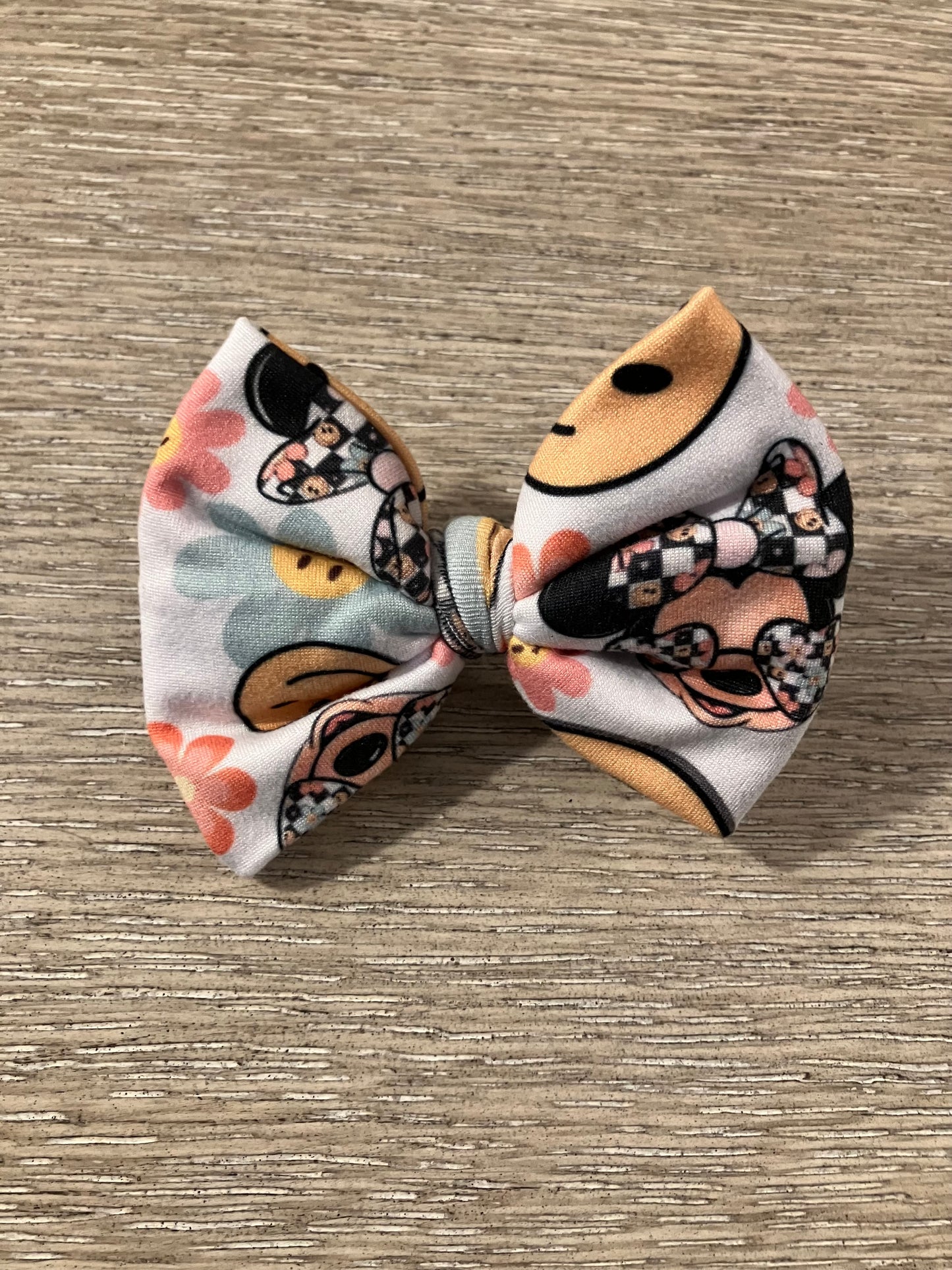 Boho mouse clip bow