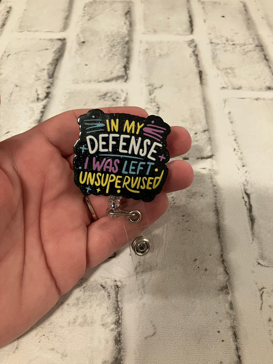 In my defense badge reels