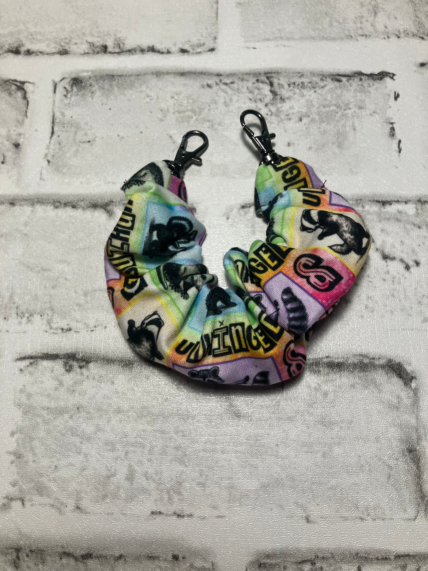 Unhinged and feral scrunchie phone holder