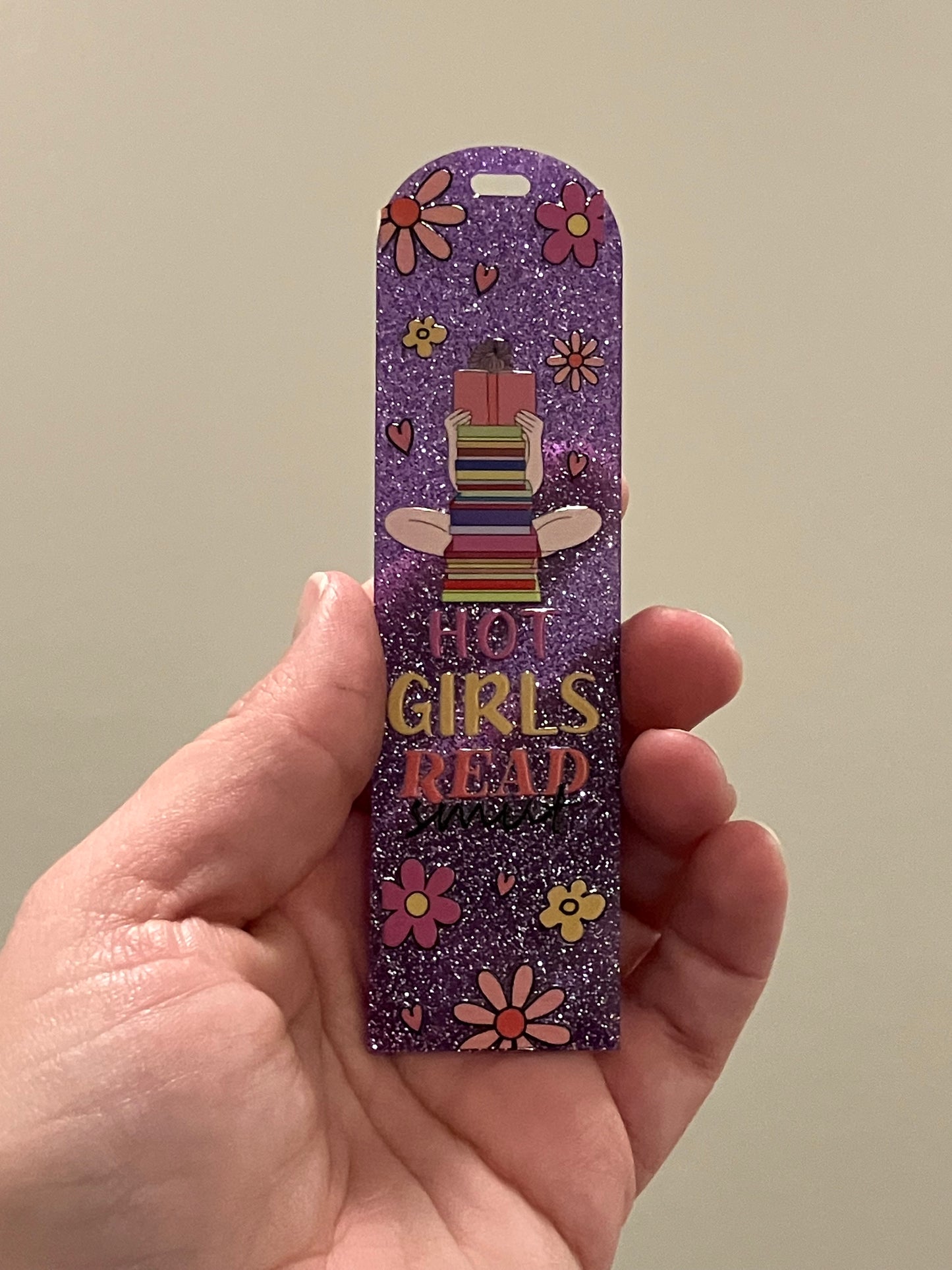 Hot girls read smut purple bookmark
