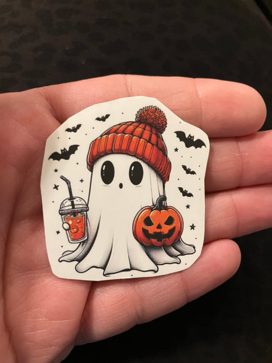 Fall ghost stickers