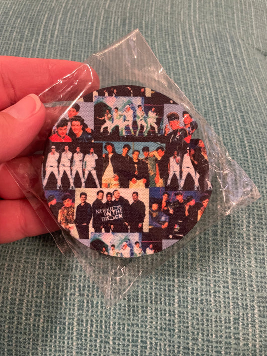 NKOTB car coasters💜