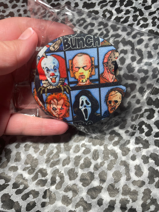 Horror bunch car coasters