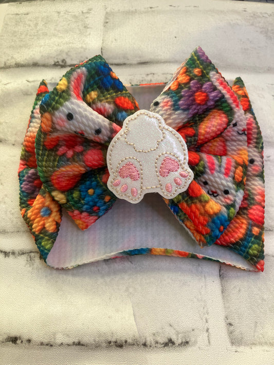 Bright bunny newborn baby wrap