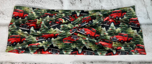 Red truck child headbands