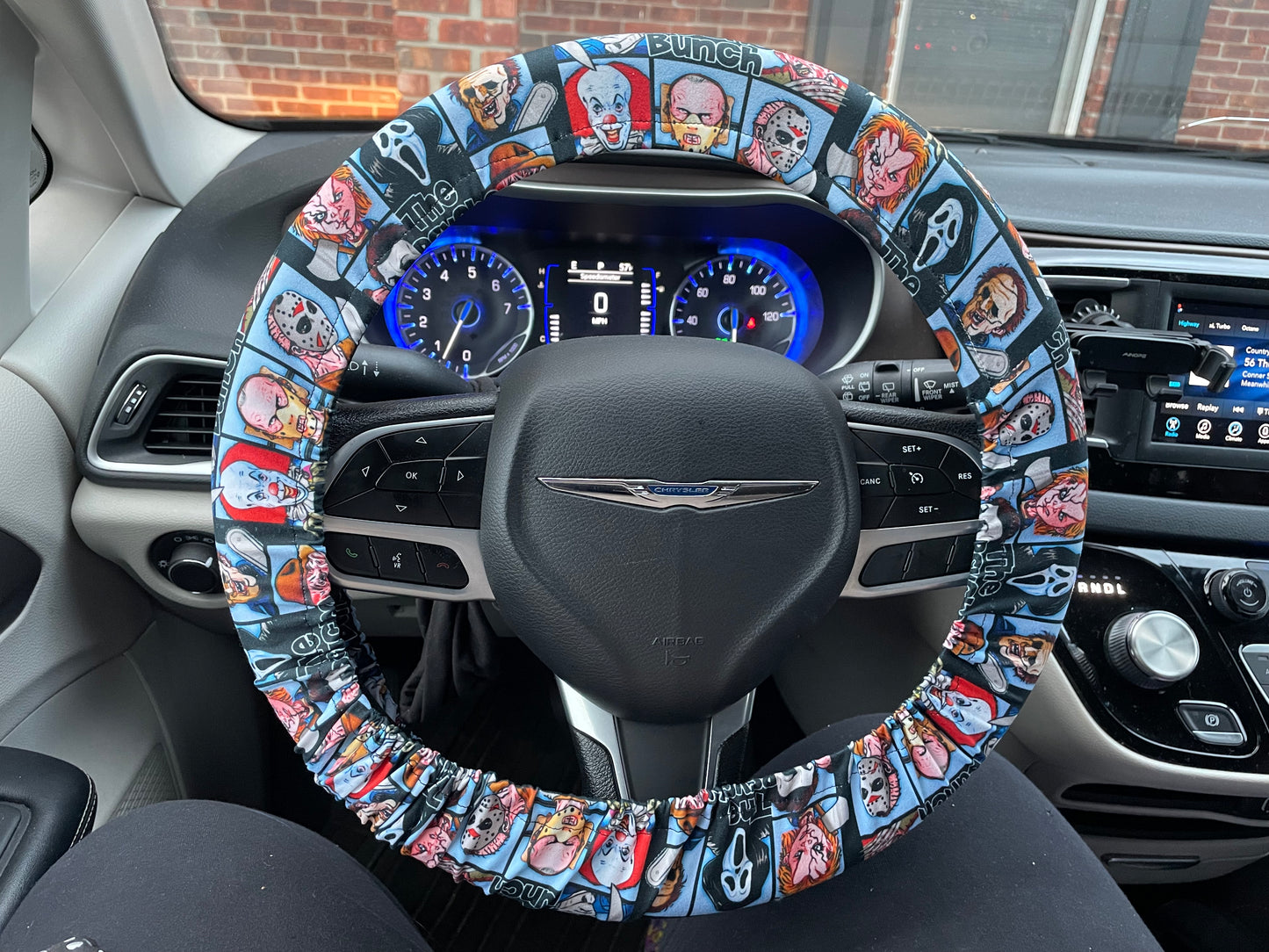 The horror bunch steering wheel cover