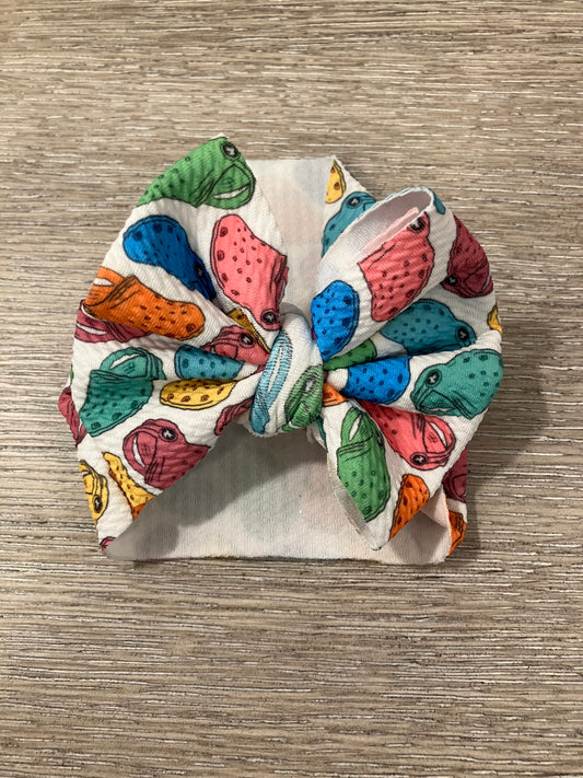 Crocin newborn bow wrap