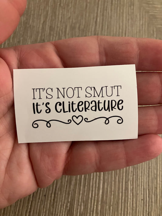 It’s not smut it’s cliterature stickers