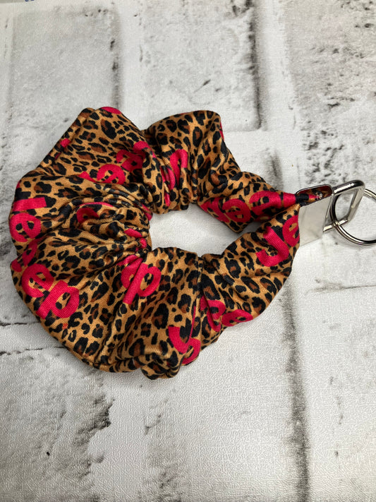 Leopard off-road scrunchies keychain