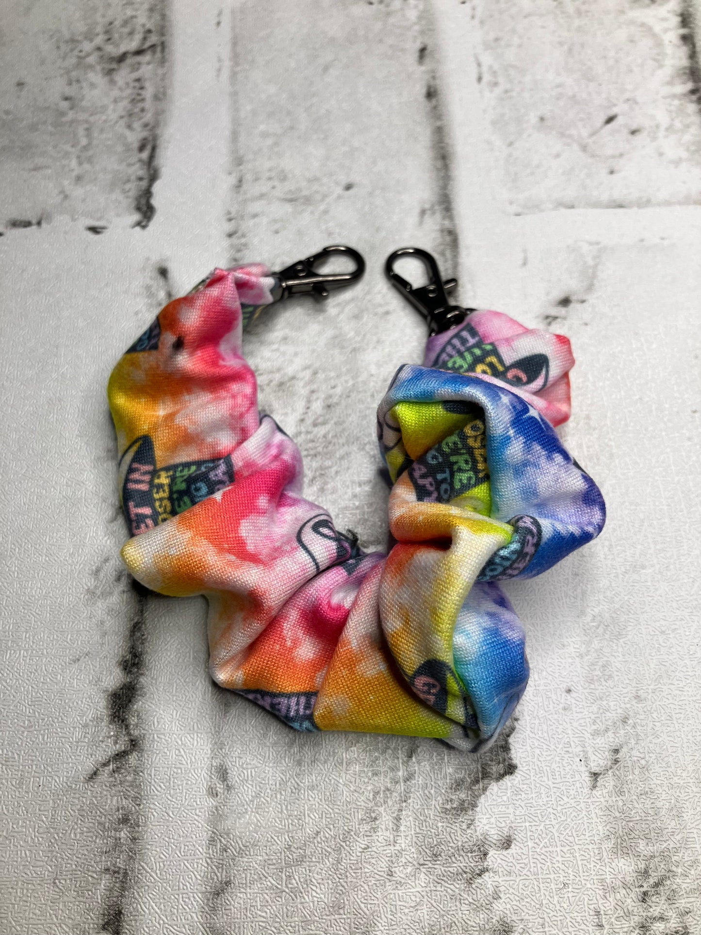 Get I losers we are going to therapy scrunchie phone holder