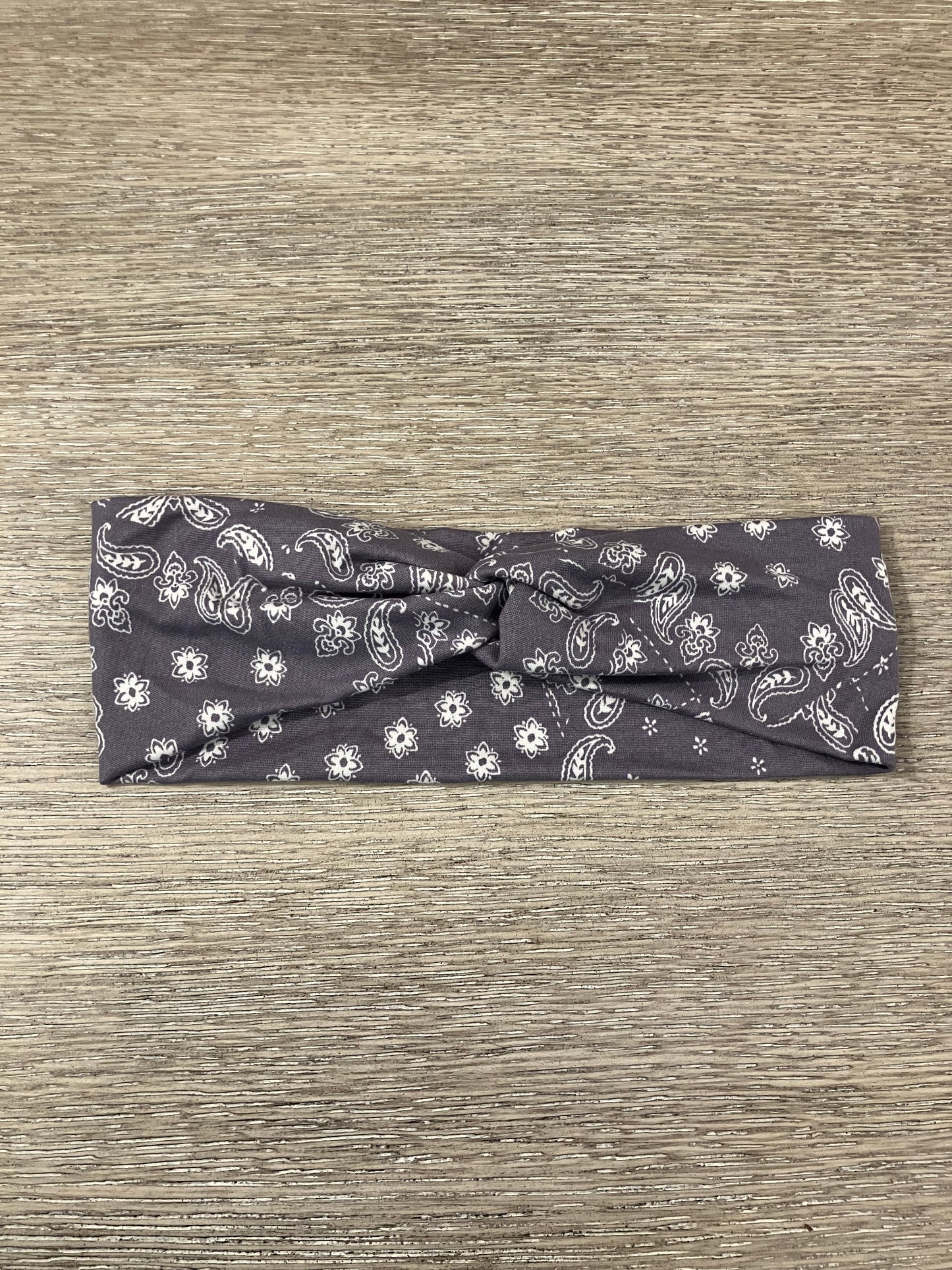 Purple bandana adult headbands