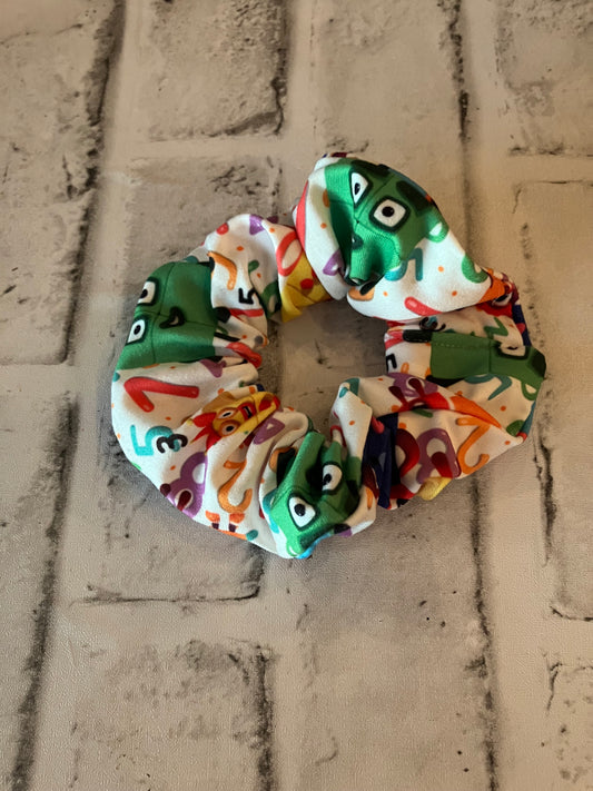 Number blocks scrunchies