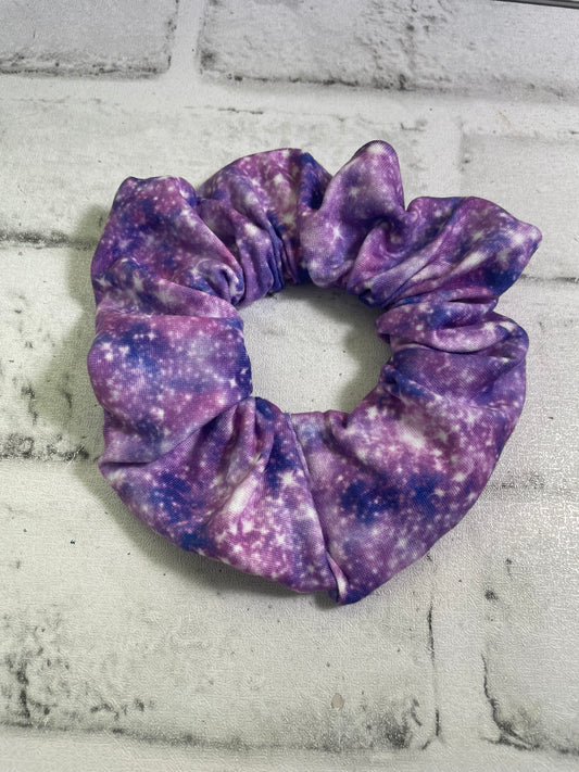 Purple galaxy scrunchies💜