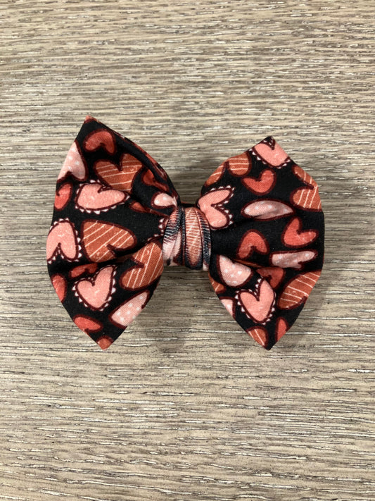 Hearts clip bow
