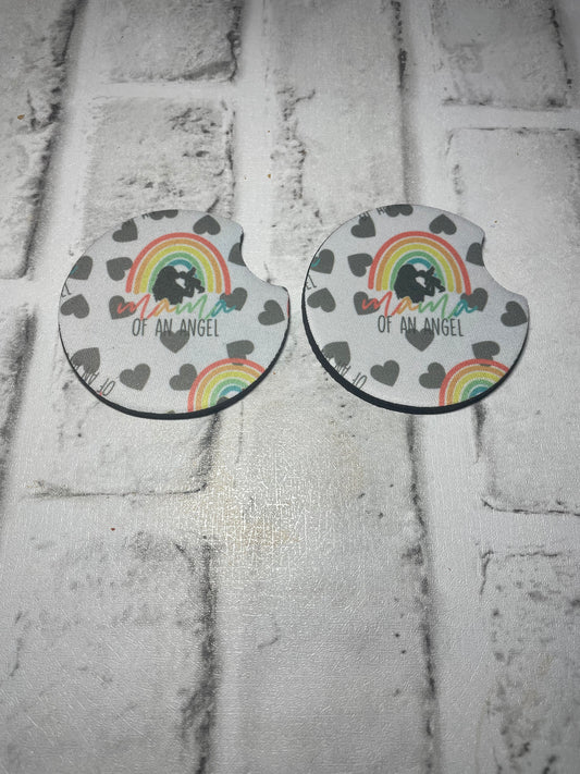Mama of an Angel car coasters💜