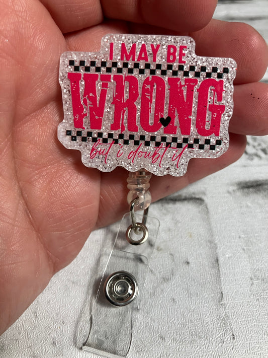 I may be wrong but I doubt it badge reels