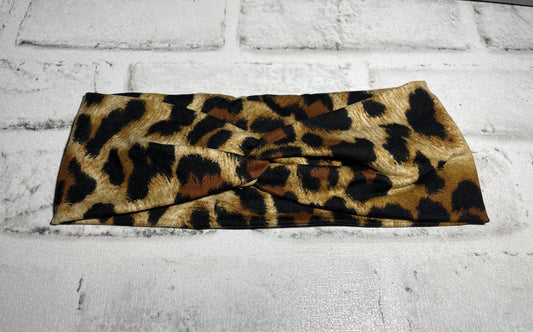 Leopard child headband