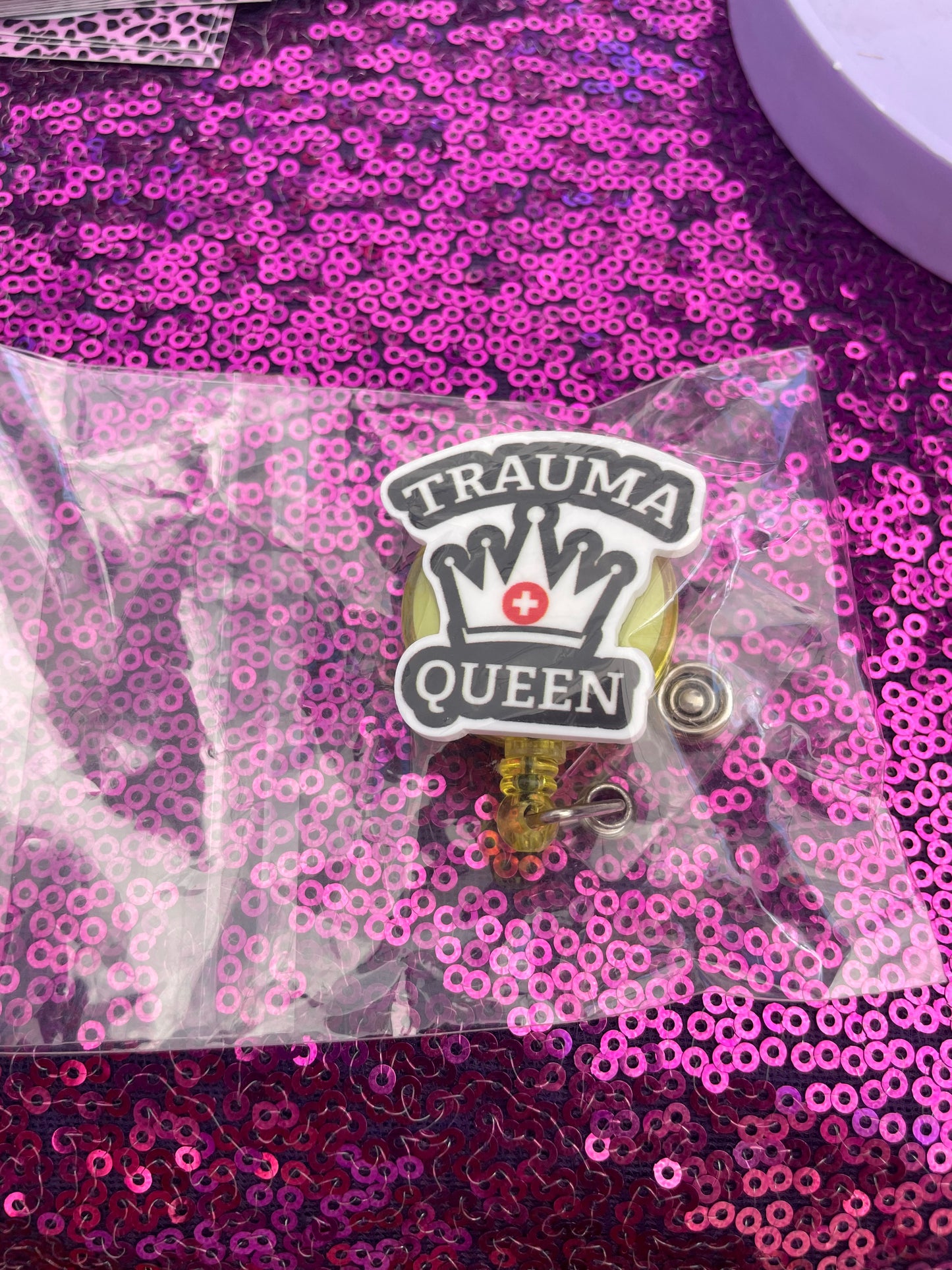 Trauma queen badge reels