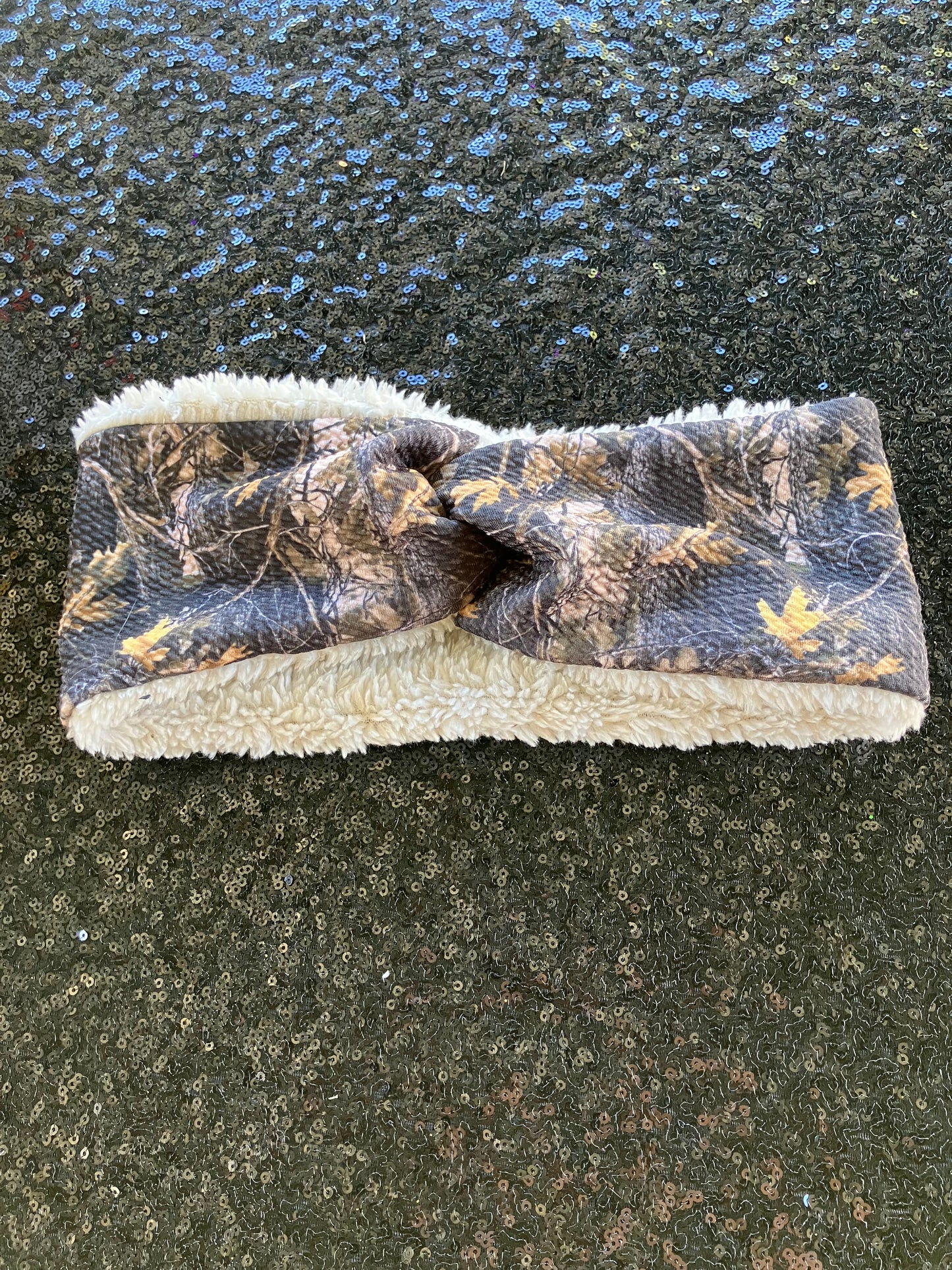 Real camo adult ear warmer