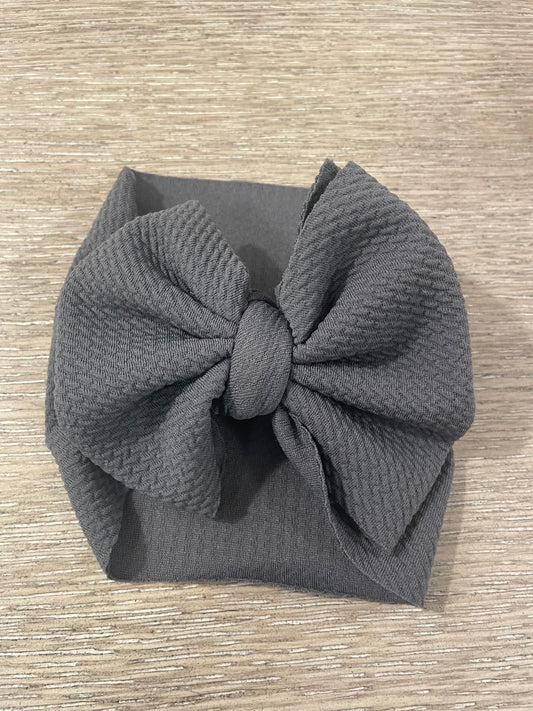Charcoal premie bow  wrap