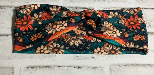 Rainbow fall floral child