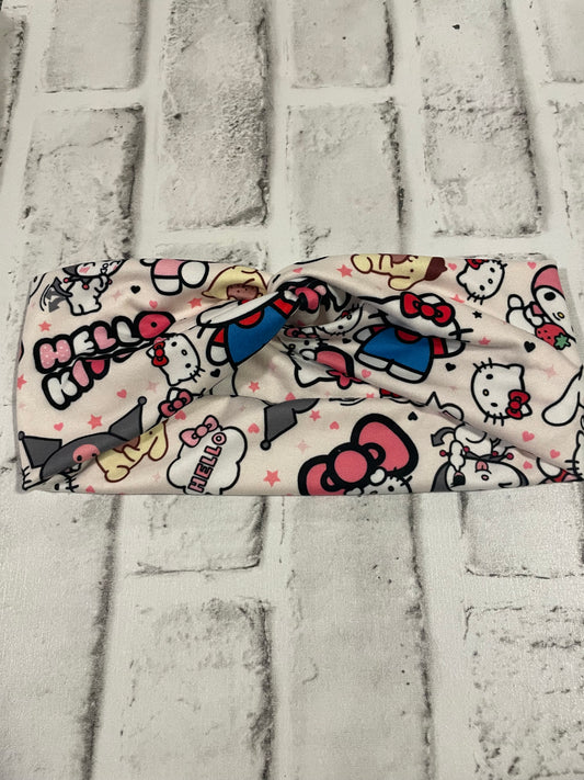 Kitty hello adult headbands💚