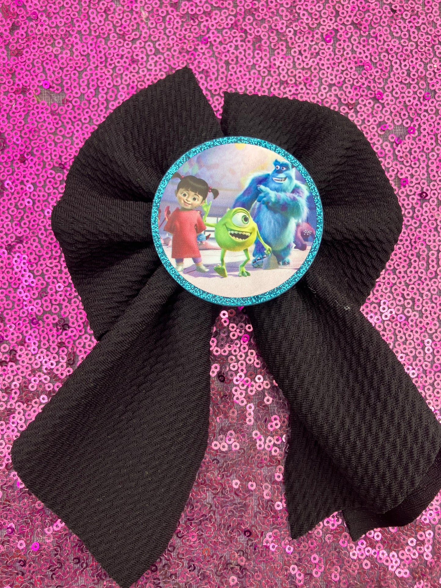 Monsters black sailor bow